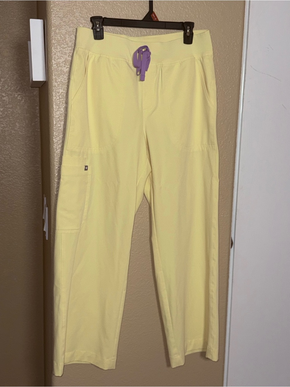 FIGS BUTTER YELLOW ISABELLA WIDE LEG PANT